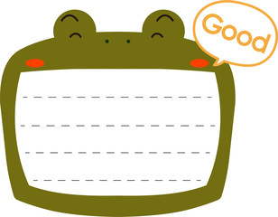 Cute Toad noteboard