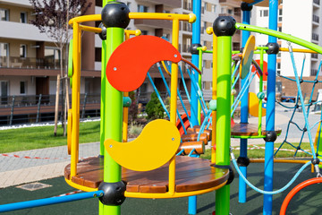 Colourful playground