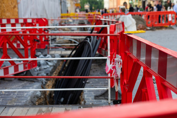 Underground cabling street