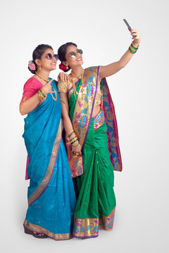 381 Nauvari Saree Images, Stock Photos & Vectors | Shutterstock