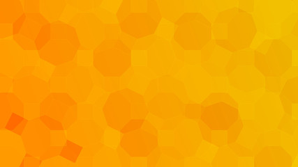 Orange abstract pattern of geometric shapes background. Colorful gradient mosaic backdrop.