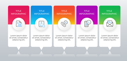Abstract infographics steps template. Vector illustration. Can use for workflow layout, data, banner, business, presentation