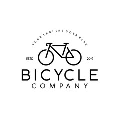 Simple minimalist bike / bicycle logo design inspiration