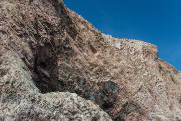 Ballestas Islands and Pacific Ocean in National Reserve Paracas (Peru)