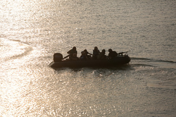 Romanian special forces military take part at a drill