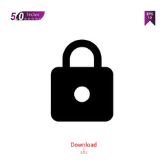 Outline Black https-symbol icon. https-symbol icon vector isolated on white background. Graphic design, material-design icon, mobile application, logo, user interface. EPS 10 format vector