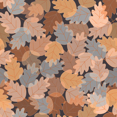 pile_of_oak_leaves_semi_transparent_abstract_colors_on_navy_blue_background