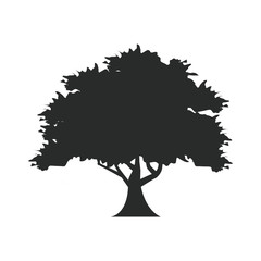 tree logo, icon vector design template