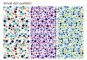 Small dot seemless pattern Vector design　ドット柄