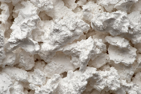 Chunky Calcium Chloride - white dehumidifying material.