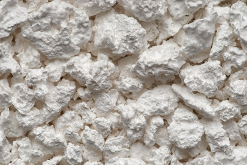 Chunky Calcium Chloride - white dehumidifying material.