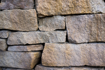 Stone wall in the background