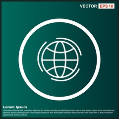 Globe Icon For Your Design,websites and projects.