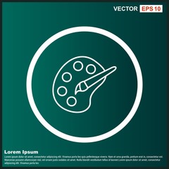  Color palette Icon For Your Design,websites and projects.