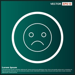 Cry Emoji Icon For Your Design,websites and projects.