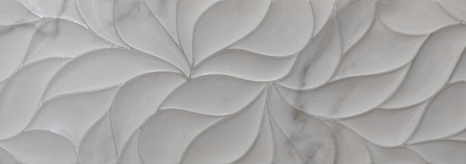 lines of abstract geometric pattern of marble tile
