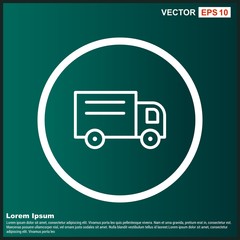 loader Truck Icon For Your Design,websites and projects.