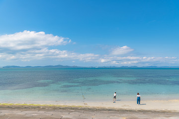 沖縄 あやはし海中道路ビーチ