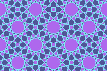 Geometric ornamental seamless pattern. Vector illustration.