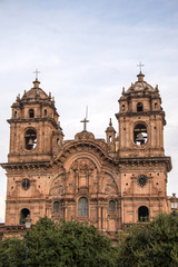 Fototapeta na wymiar Company of Jesus Church in Cusco (Peru)