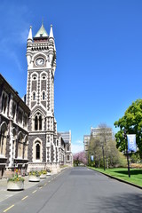 The view of Dunedin in New Zealand