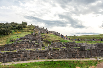 Sacsayhuaman is a citadel on the northern outskirts of the city of Cusco, Peru, the historic capital of the Inca Empire