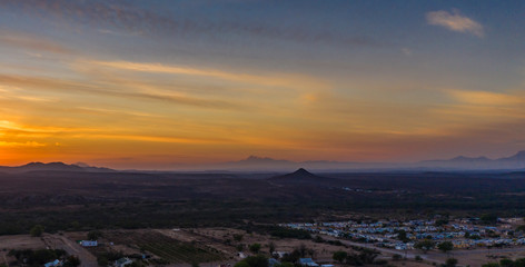 The small town of Steytlerville in the dry and arid Karoo region of South Africa