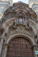 Fototapeta na wymiar Facade of Monastery of San Francisco in Lima (Peru)