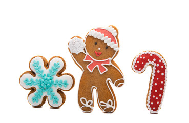 Christmas cookies isolated