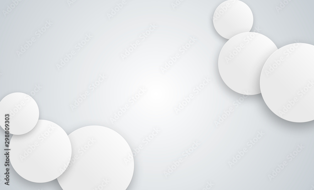 Wall mural white abstract background. backdrop for presentation design for website