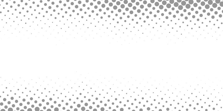 Halftone dotted black and white background. Halftone effect vector pattern. Abstract creative graphic for web.