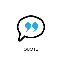 Quote icon. Quote symbol design. Stock - Vector illustration can be used for web.