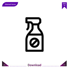 toxic icon vector . Best modern, simple, isolated, application ,ecology icons, logo, flat icon for website design or mobile applications, UI / UX design vector format