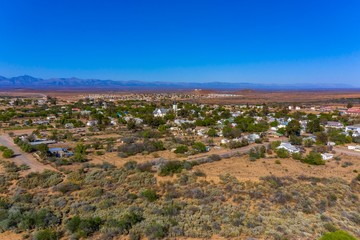 The small town of Steytlerville in the dry and arid Karoo region of South Africa