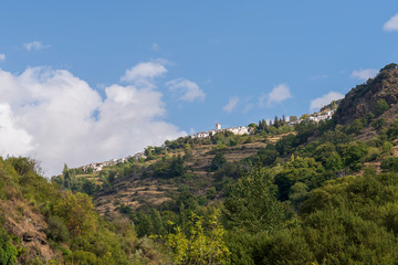 Fototapeta na wymiar The high mountain village Capileira