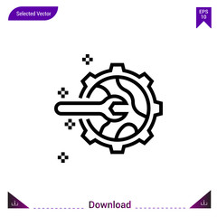 setting icon vector . Best modern, simple, isolated, application ,network-sharing icon , logo, flat icon for website design or mobile applications, UI / UX design vector format