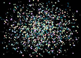 Colorful Universe Distribution Computational Generative Art background illustration