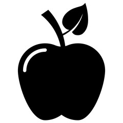 Apple Organic Fruit Vector Thanksgiving Food Icon Design
