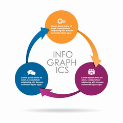 Infographic design template with place for your data. Vector illustration.