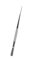 Forceps . Medical surgical hand tool. Medicine and health. Experimental tools isolated object on white background with cliping path