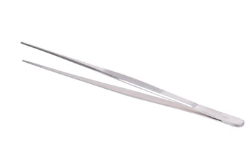 Forceps . Medical surgical hand tool. Medicine and health. Experimental tools isolated object on white background with cliping path