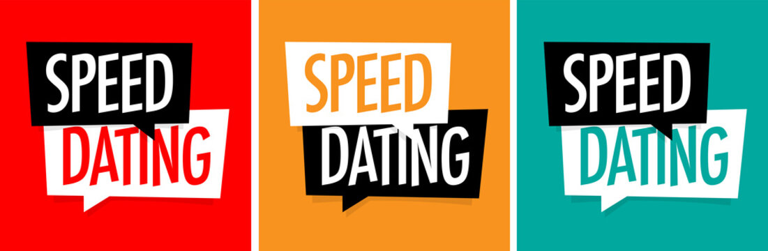 Speed Dating Hanging Sign Stock Illustration - Download Image Now