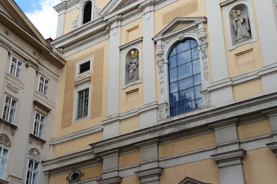 baroque church (Schottenkirche ) in vienna (austria)