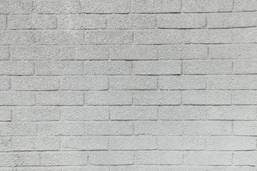 古い白色のレンガ壁