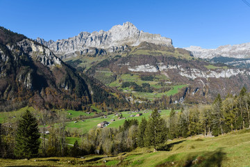 Fototapeta na wymiar Glarner Alpen Schweiz