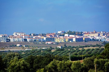Beja city - Portugal seen from a distance