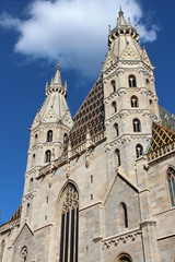 Fototapeta na wymiar cathedral (Stephansdom) in vienna (austria) 
