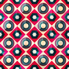 abstract geometric seamless pattern illustration