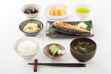 和食の、朝食イメージ