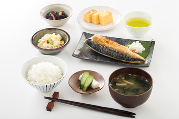 和食の、朝食イメージ